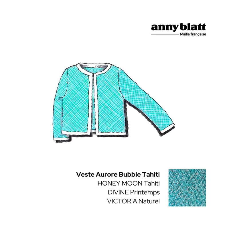 Veste Aurore à tricoter.