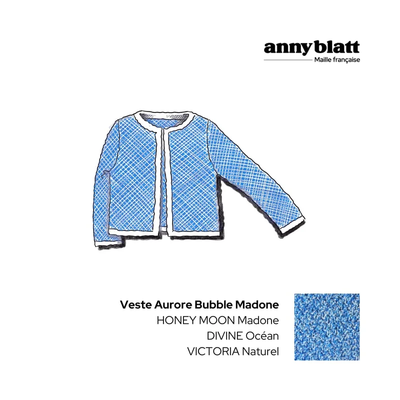 Veste Aurore à tricoter.