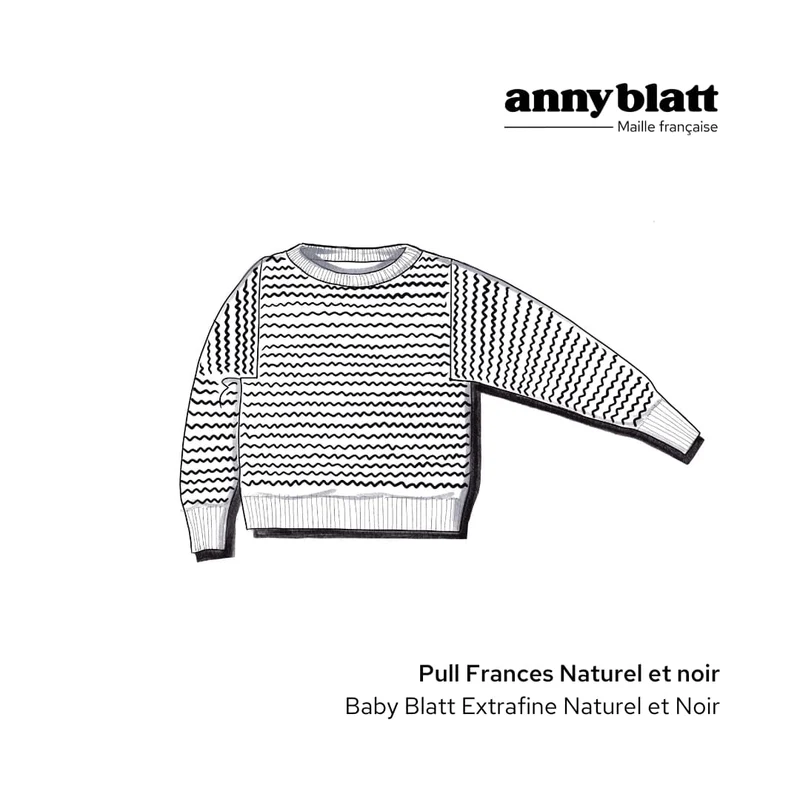 Pull Frances à tricoter.