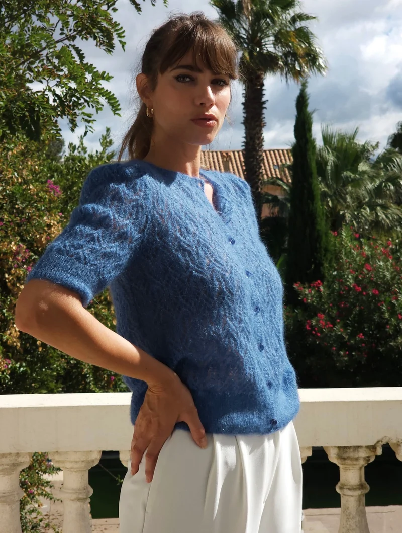 Cardigan Emmi à tricoter.