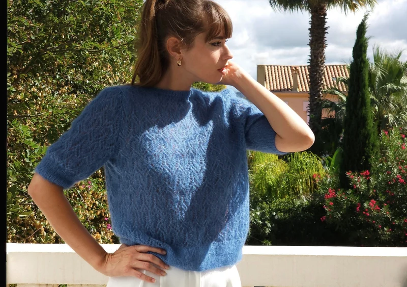 Cardigan Emmi à tricoter.