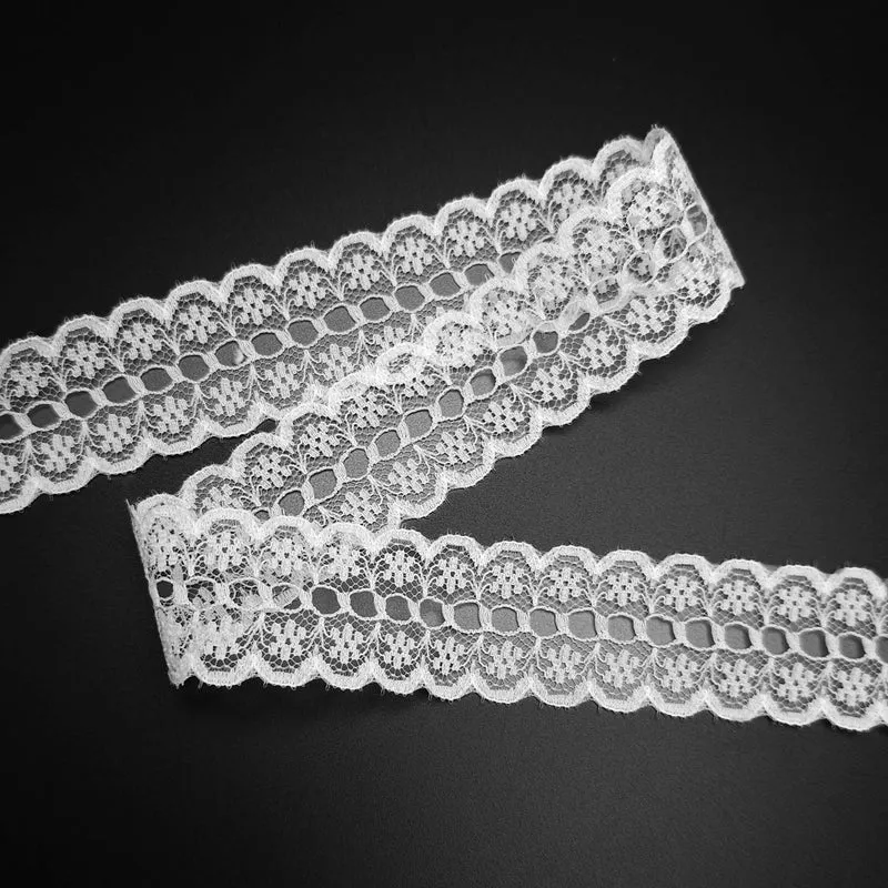 Galon de Dentelle | Blanc | 2.5 cm - 1"