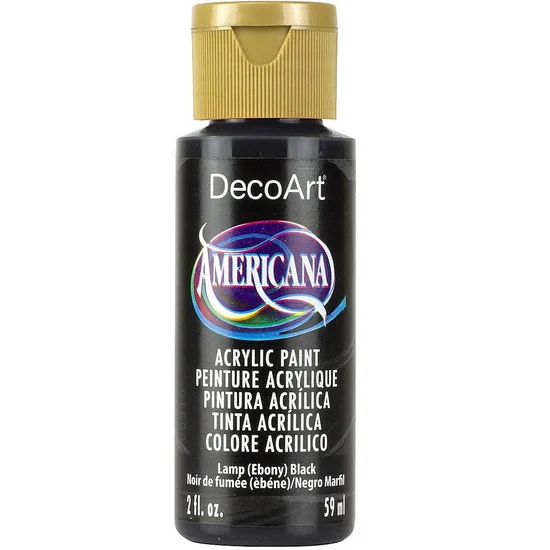 Americana Acrylic Lamp Black - 60ml