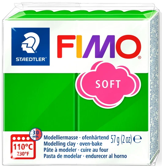Polymer Clay Fimo Soft Green Tropical