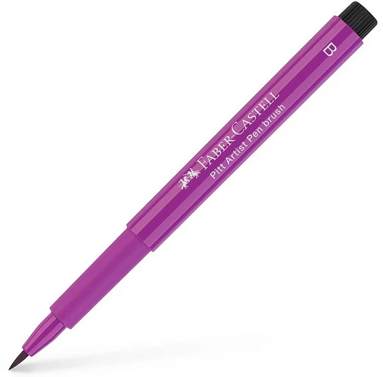 Pitt brush tip marker crimson