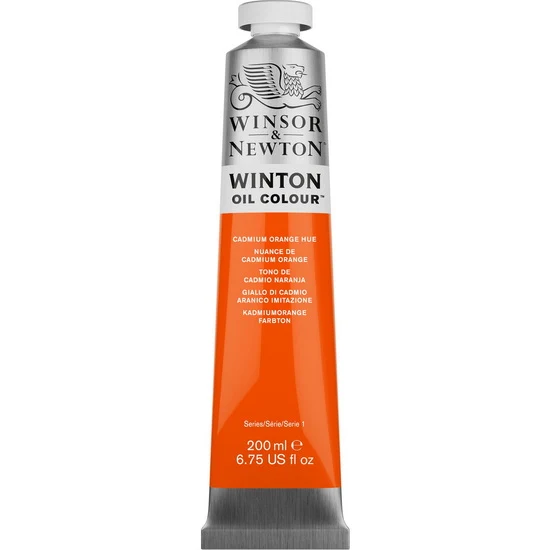Winton oil - 200ml - cadmium orange hue - s1