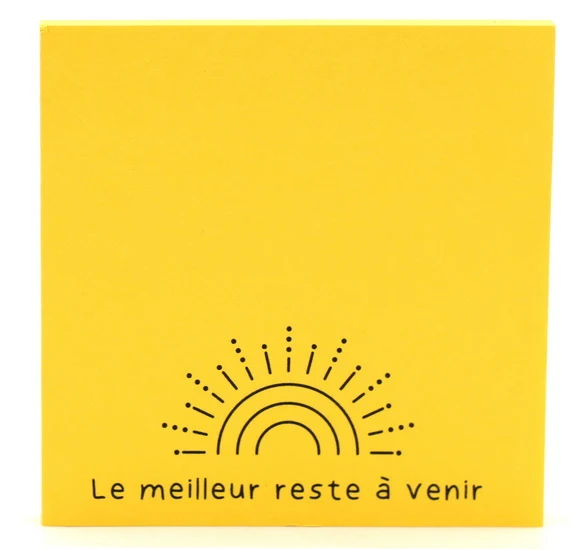 Bloc-notes autocollant - Le meilleur reste... VF
