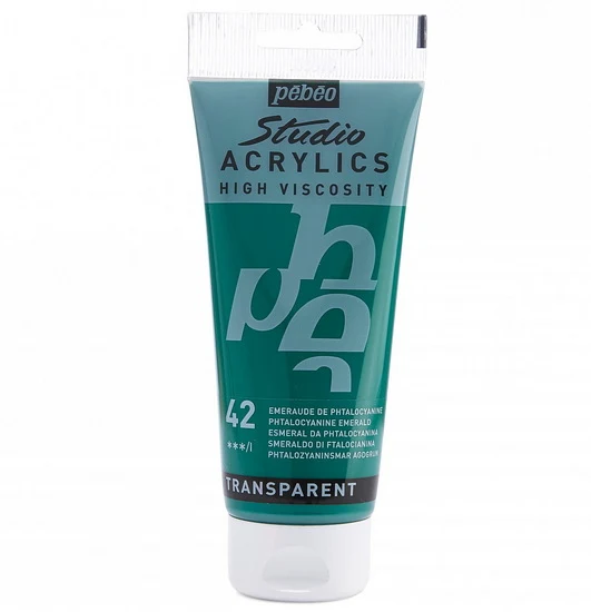 Acrylic hv - studio - 100ml - phthalo emerald green