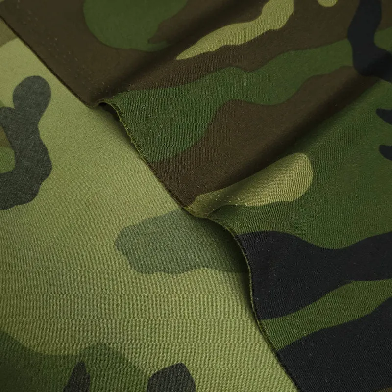 Tissu d’extérieur déperlant | Camo vert | Deadstock Canada Goose