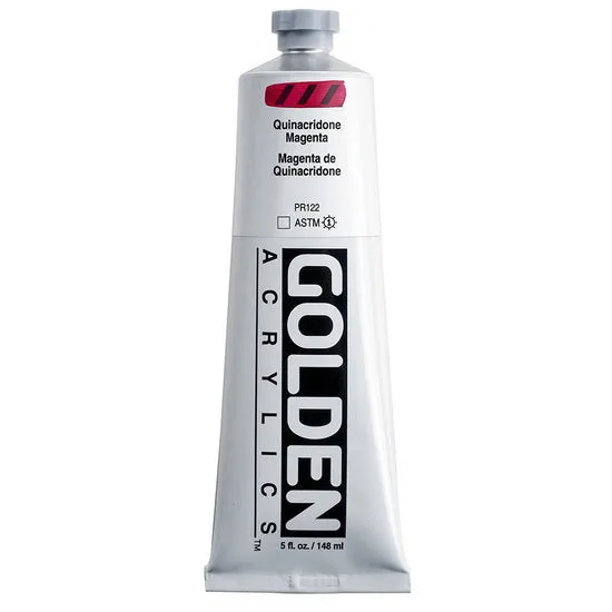 Acrylic heavy body - 5 oz quinacridone magenta s7