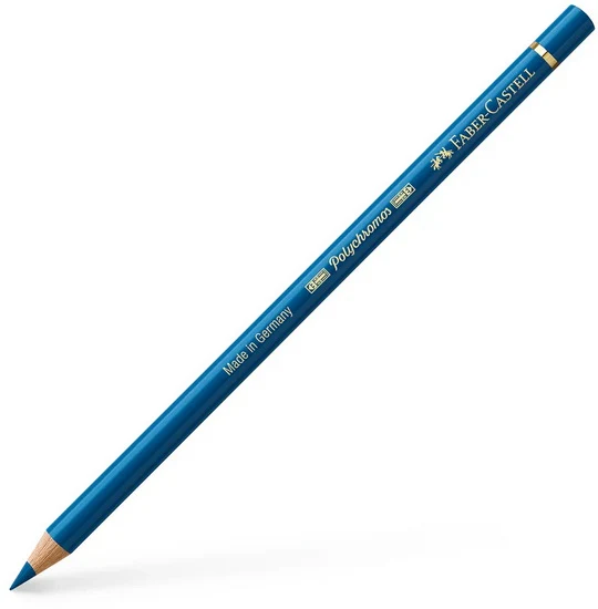 Polychromos pencil turquoise blue
