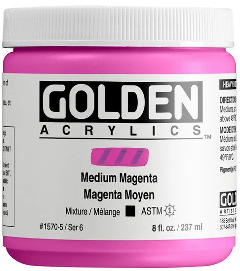 Acrylic high flow - 8 oz medium magenta s6