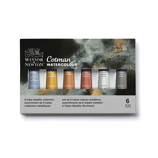 Set of 6 Cotman Sketchers Watercolour - 8ml