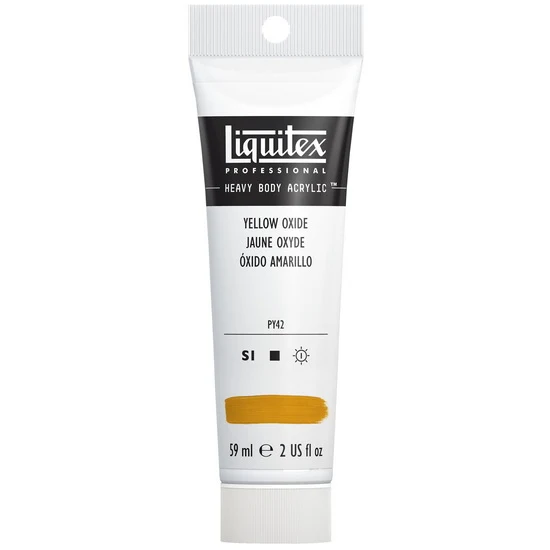 Acrylic hb - 2oz - yellow oxide - s1
