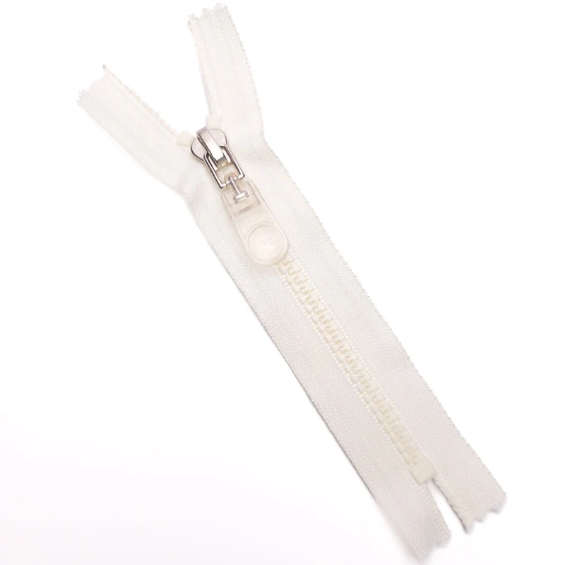 Fermeture éclair en plastique à bout fermé | 5" / 13 cm