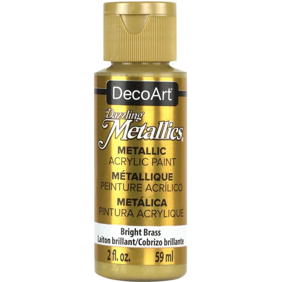 Americana Acrylic Dazzling Metallics Bright Brass - 60ml