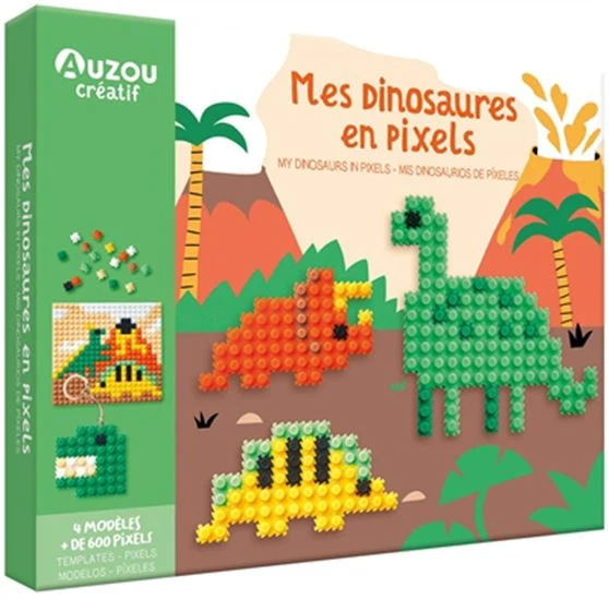 Mes dinosaures en pixels Cof.