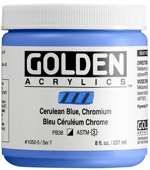 Acrylic high flow - 8 oz cerulean blue chromium s7