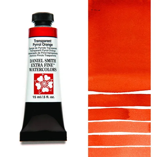 Watercolor Tube Transparent Pyrrole Orange S2 - 15ml