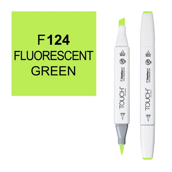 Touch Brush Marker Fluo.Green