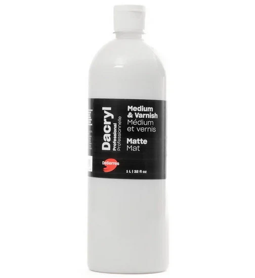 Medium and acrylic varnish - matte - 32oz