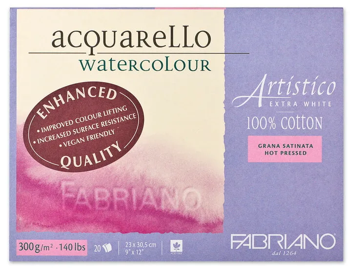 Aquarello Watercolour Paper - Extra White - GRAIN_SATINE INCH -
