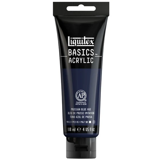 Basics acrylic - 4oz - prussian blue