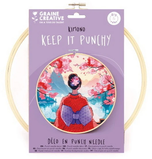 Punch Needle Kit Kimono