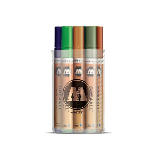 Set of 12 One4all Markers No. 2 - 4mm