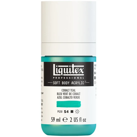 Soft body acrylic - 2oz - cobalt teal - s4