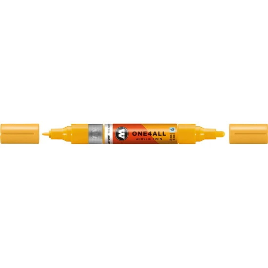 Acrylic marker One4All Twin - 1.5 to 4mm mustard yellow
