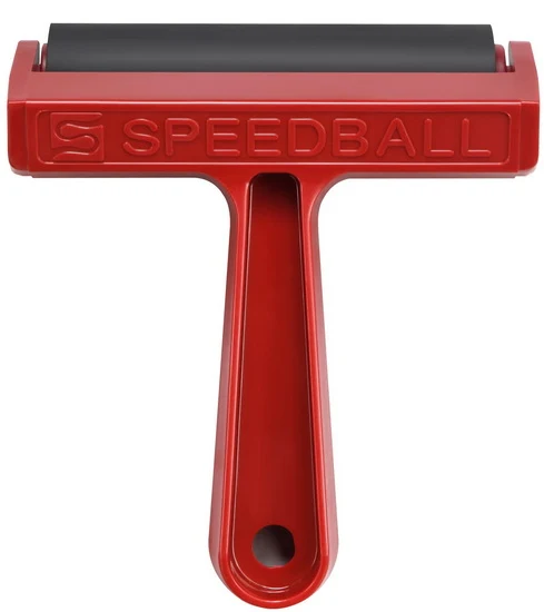 Easy clean linocut roller - hard - 4in