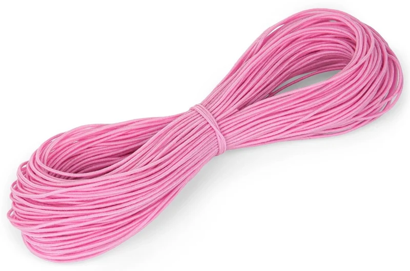 Pink Elastic Thread 1mm x 20m