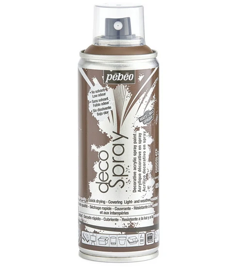 Pebeo Spray Acrylic Paints - CHOCOLATE MILLILITER