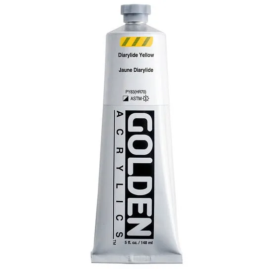 Acrylic heavy body - 5 oz diarylide yellow s6