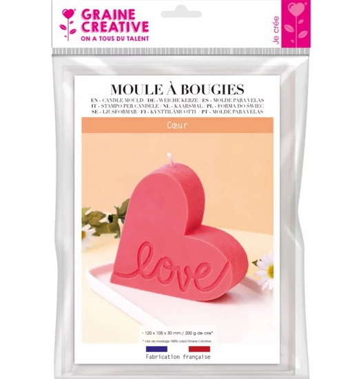 Heart Candle Mould