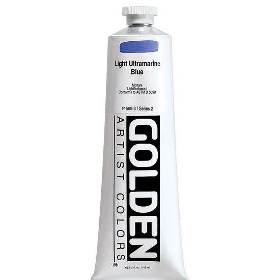 Acrylic heavy body - 5 oz ultramarine blue light s2