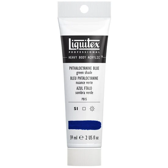 Acrylic hb - 2oz - phthalocyanine blue green shade - s1a
