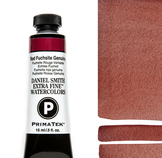Watercolor Tube Red Fuchsite Genuine S3 - 15ml