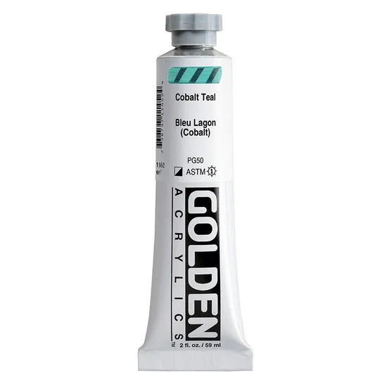 Acrylic heavy body - 2 oz cobalt teal s7