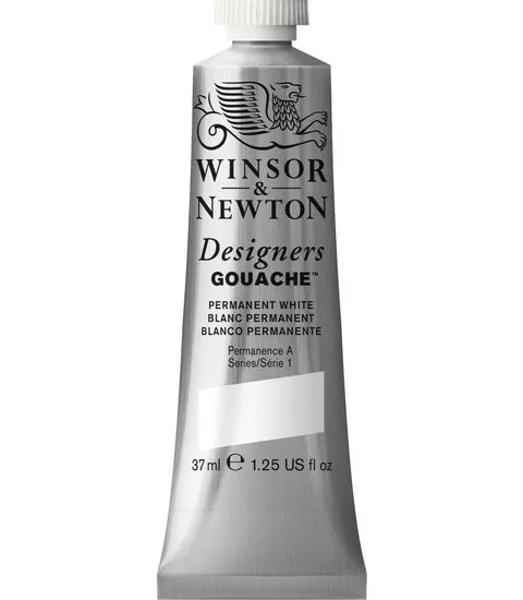 Designers gouache - 37ml - permanent white - s1