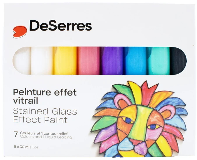 Stained glass paint -7x30ml