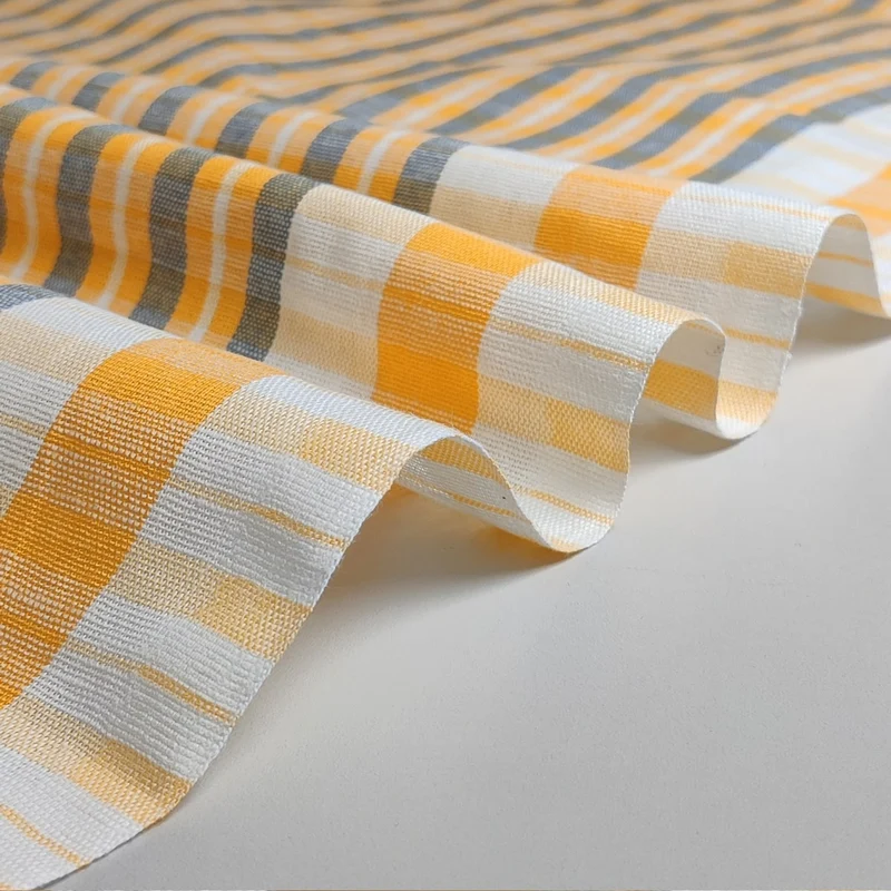 Tissu pour linge à Vaisselle | Coton & Lin | Carreaux