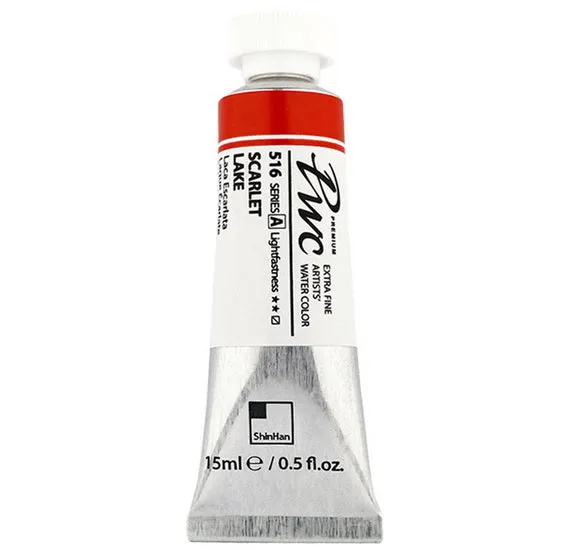 Extra Fine Watercolor Scarlet Lake - 15ml