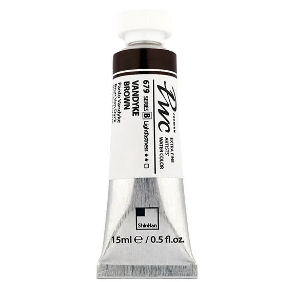 Extra Fine Watercolor Van Dyck Brown - 15ml