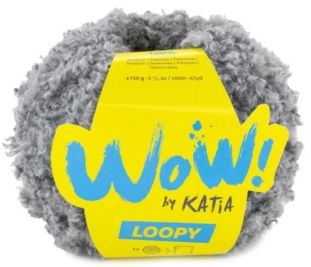 Wow Loopy Yan Medium Grey – 150g