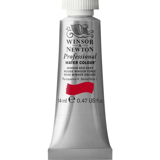 Professional watercolour - 14ml - winsor red deep - s1