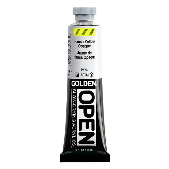 Acrylic open - 2 oz hansa yellow opaque s4