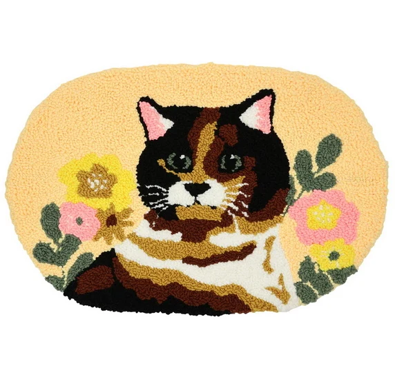 Kitty Punch Needle Rug Kit