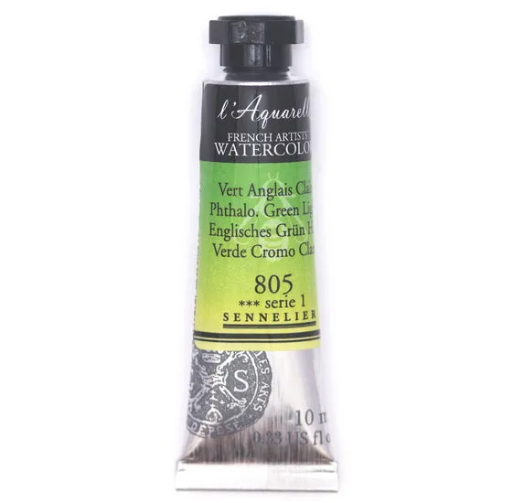 Watercolor tube - 10ml - english green light - s1